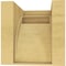 Ekena Millwork 5"W x 5"D x 5"H Wide Viola Rough Cedar Woodgrain TimberThane Corbel, Primed Tan CORUR05X05X05VIORCPR - alternate 4